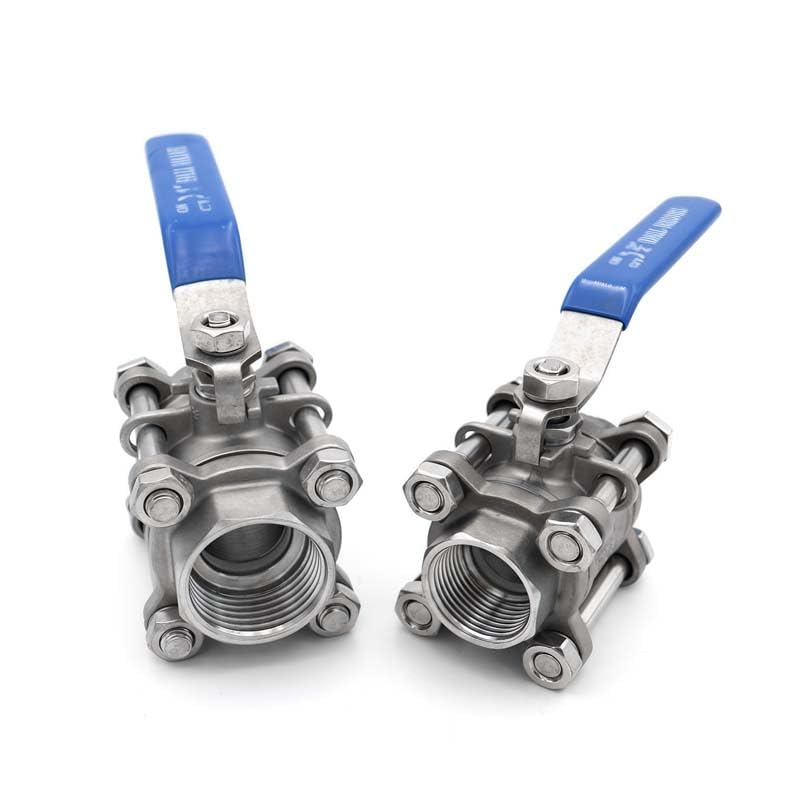 Vanne 1-1/2 BSPT inox 304 pour contrôle de débit eau et fluides