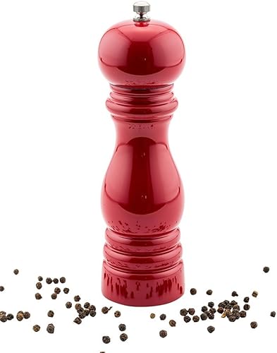 Molinillo de pimienta francés clásico de 7.5 pulgadas perfecto para restaurantes, cafeterías y eventos de catering, molinillo de pimienta grueso