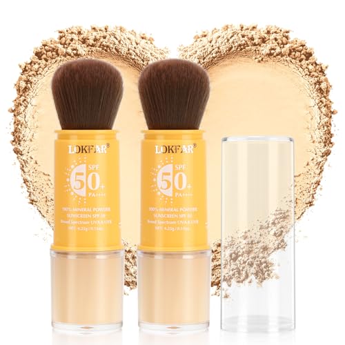 SPF 50 Brush On Sunscreen 2PCS