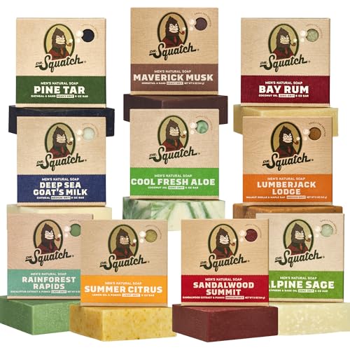 Dr. Squatch Natural Men’s Bar Soap - Cold Process Body