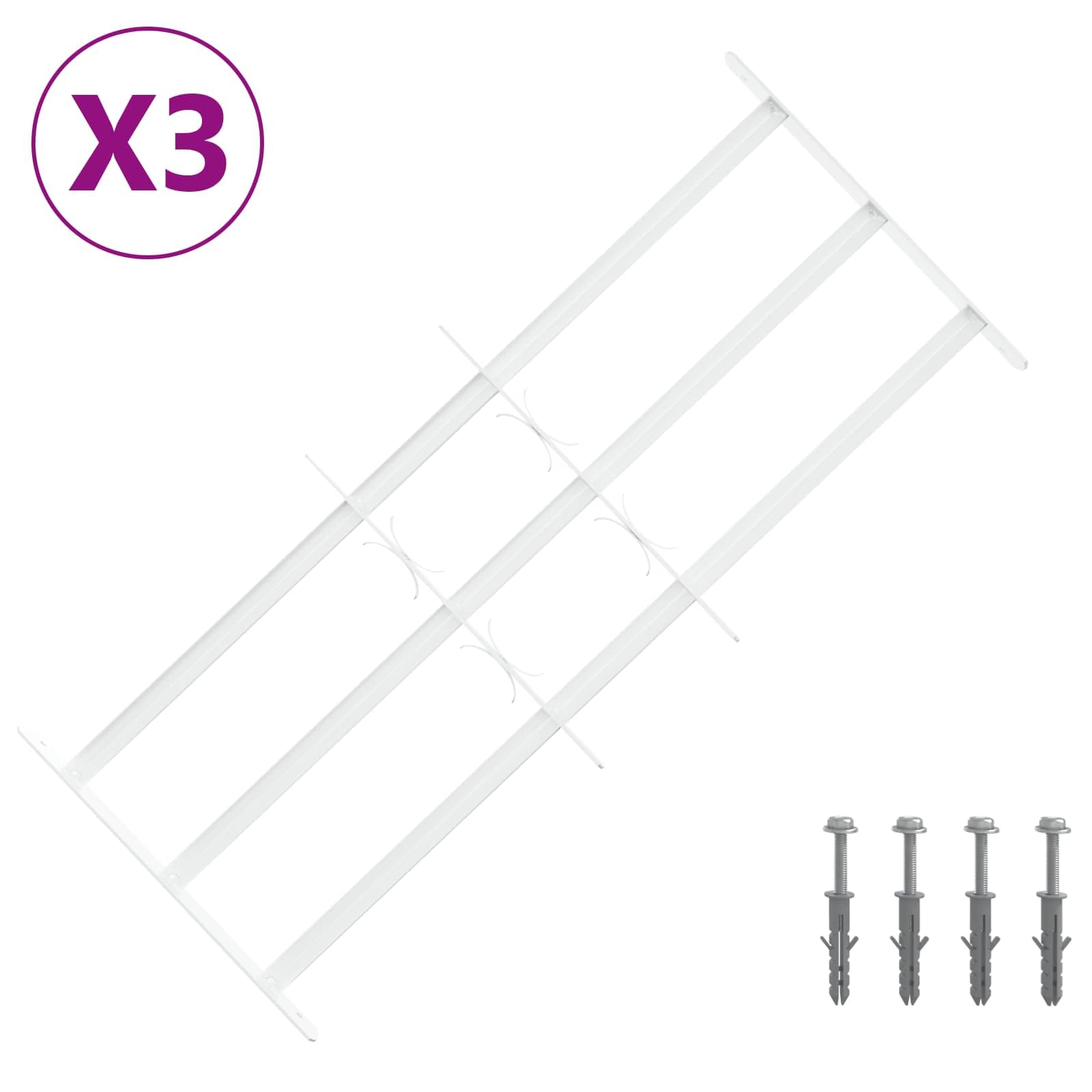 Grille de sécurité pour Fenêtres avec 3 barres transversales J