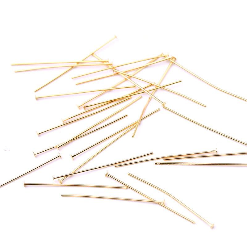 100 Pz Spilli A Testa Piatta In Acciaio Inossidabile Per Forniture Per La Creazione Di Gioielli Spilli A Sfera Risultati Dei Gioielli Spilli Spilli Per Occhi Accessori-9-Colore Acciaio-30mm - Foto 3