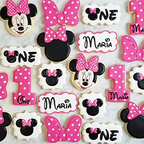 Foto von 8-teiliges Ausstechformen-Set für Kinder, Mickey-Mouse-Kopf, Minnie Maus, Schleife, --Körper, Handfläche und Schuhe, Keksausstecher, Fondant-Förmchen