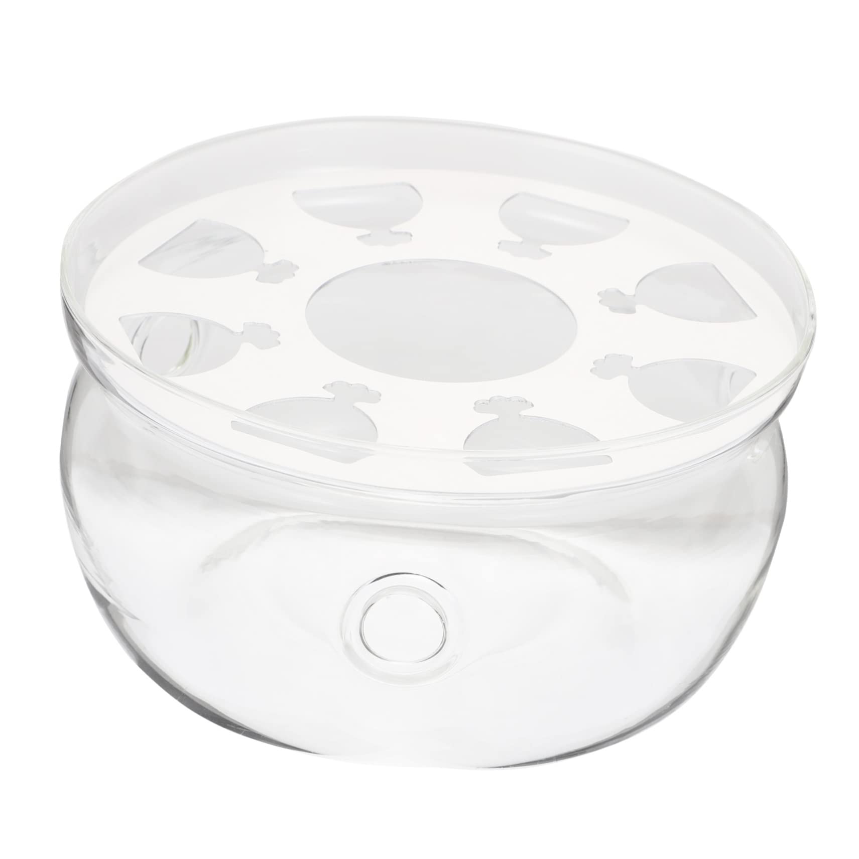 OUNONA 1Pc Teapot Warmer Base Practical Tea Warmer for Keeping Tea Milk and Beverages Warm White