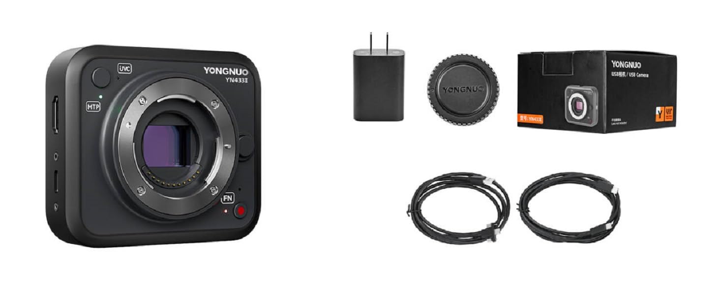 Amazon.com: YONGNUO YN433 II 4K Live Streaming Camera w/ 17mm F1.7