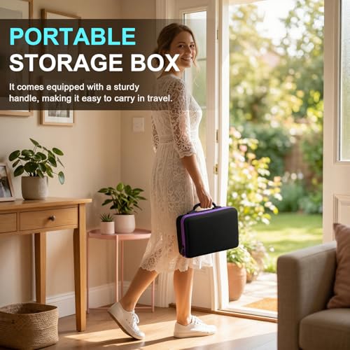 Image of ZORETCO Diamond Art Storage - 120 Containers Diamond Art Kits for Adults | Diamond Painting Storage Case with Tools, Diamond Art Supplies Storage for Diamond Painting Accessories, Bead, Gem, Crafts
