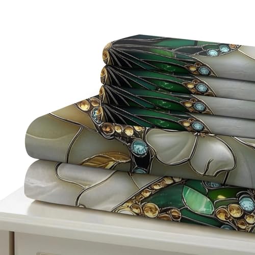 Housse de couette araignée 3D King parure microfibre noir et blanc