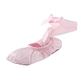 Ballet Shoes for Girls Satin Ribbons Ballet Slippers Dance Shoes Satin Dance Practice Slippers Breathable Shoes