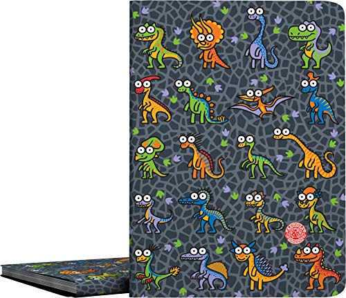 Grafoplás 1332152 Katuki Saguyaki-Ordner mit 30 Hüllen, transparent, Deckel aus Polypropylen, Modell Dino, A4