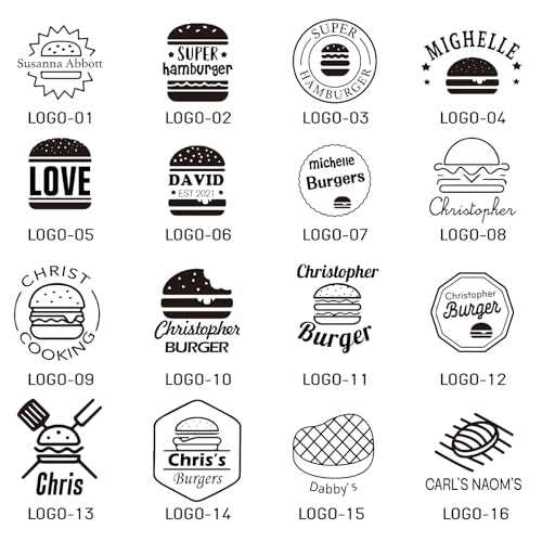 Hierro para marcar hamburguesas personalizado KAINSY miniatura 5