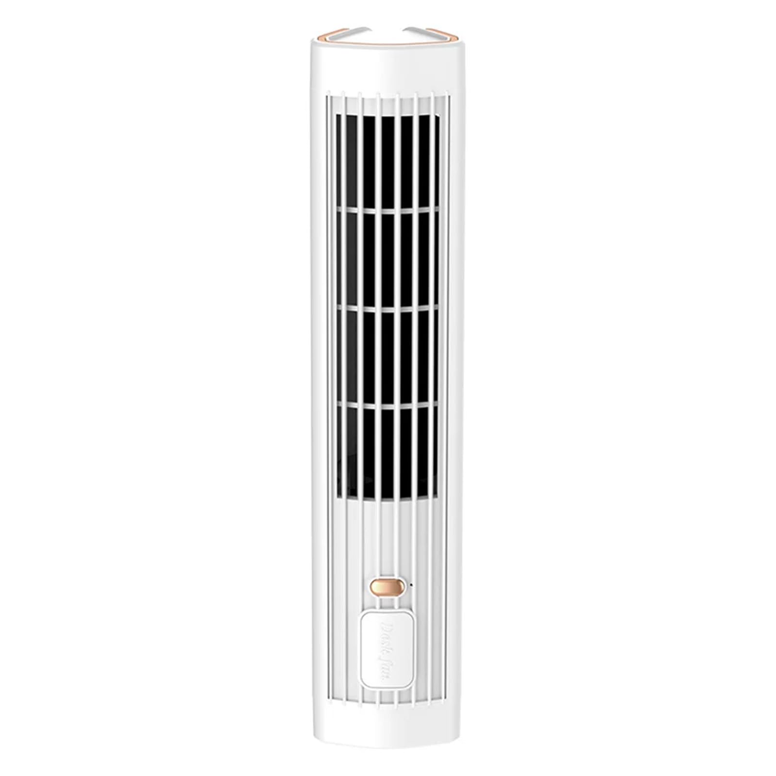 Practical Table Fan with Quiet Operations Rechargeable Air Cooling Fan Texture Suitable for or Travel Bladeless Tower