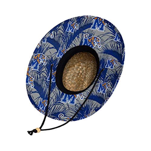 Image of FOCO NCAA Mens NCAA College Team Logo Floral Straw Sun Hat