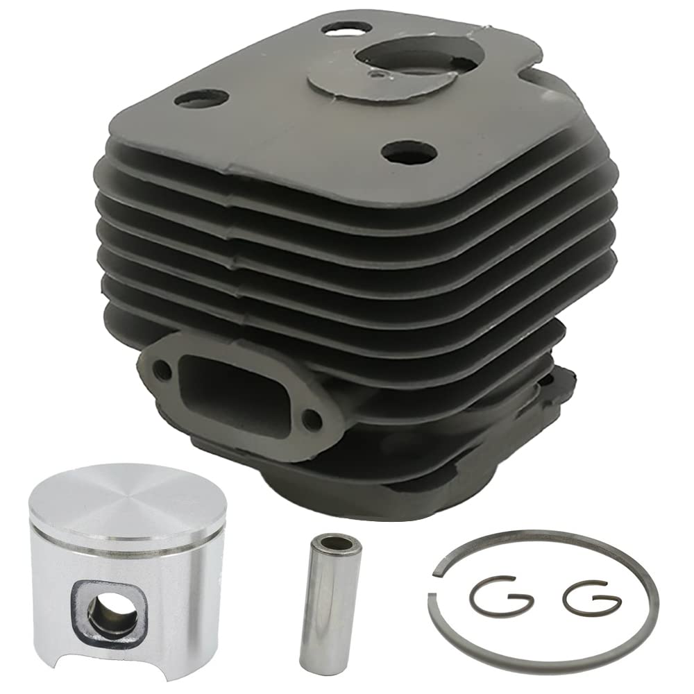 Realman 503532071 501533571 544222802 Conjunto de anillo de pistón de cilindro de 48 mm para motosierra Husqvarna 61