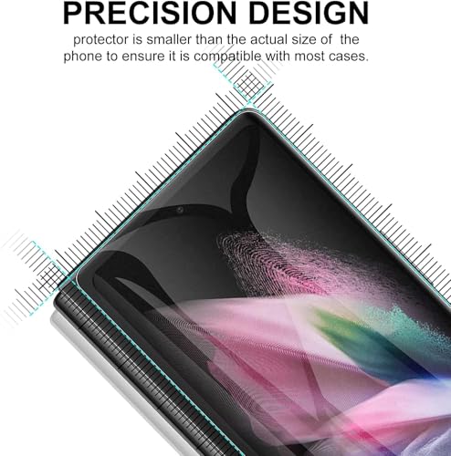 Image of STP FEEL Uv Advanced Tempered Glass Screen Protector Guard Compatible For Vivo X Fold 3 Pro 5G Cellphone (8.02 Inch,Pack Of 1) Full Adhesive Uv Curved Case Friendly Hd+ Clarity