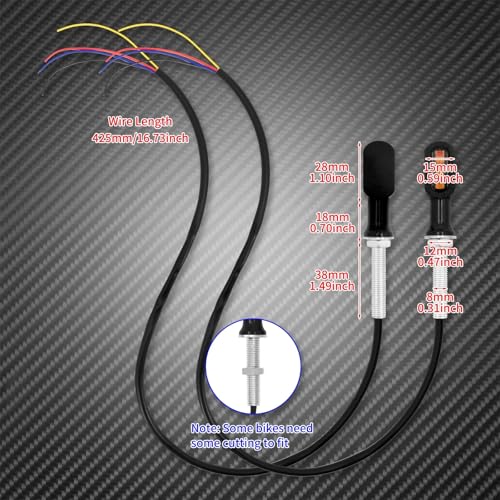 Clignotant de frein arrière moto LED pour custom Dyna et Softail - 4