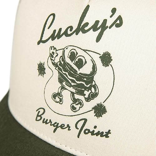 Image of Lucky Brand Trucker Hat | Snapback | Adjustable | Mesh Back | Retro | Baseball Cap | Golf | Fishing | American Heritage