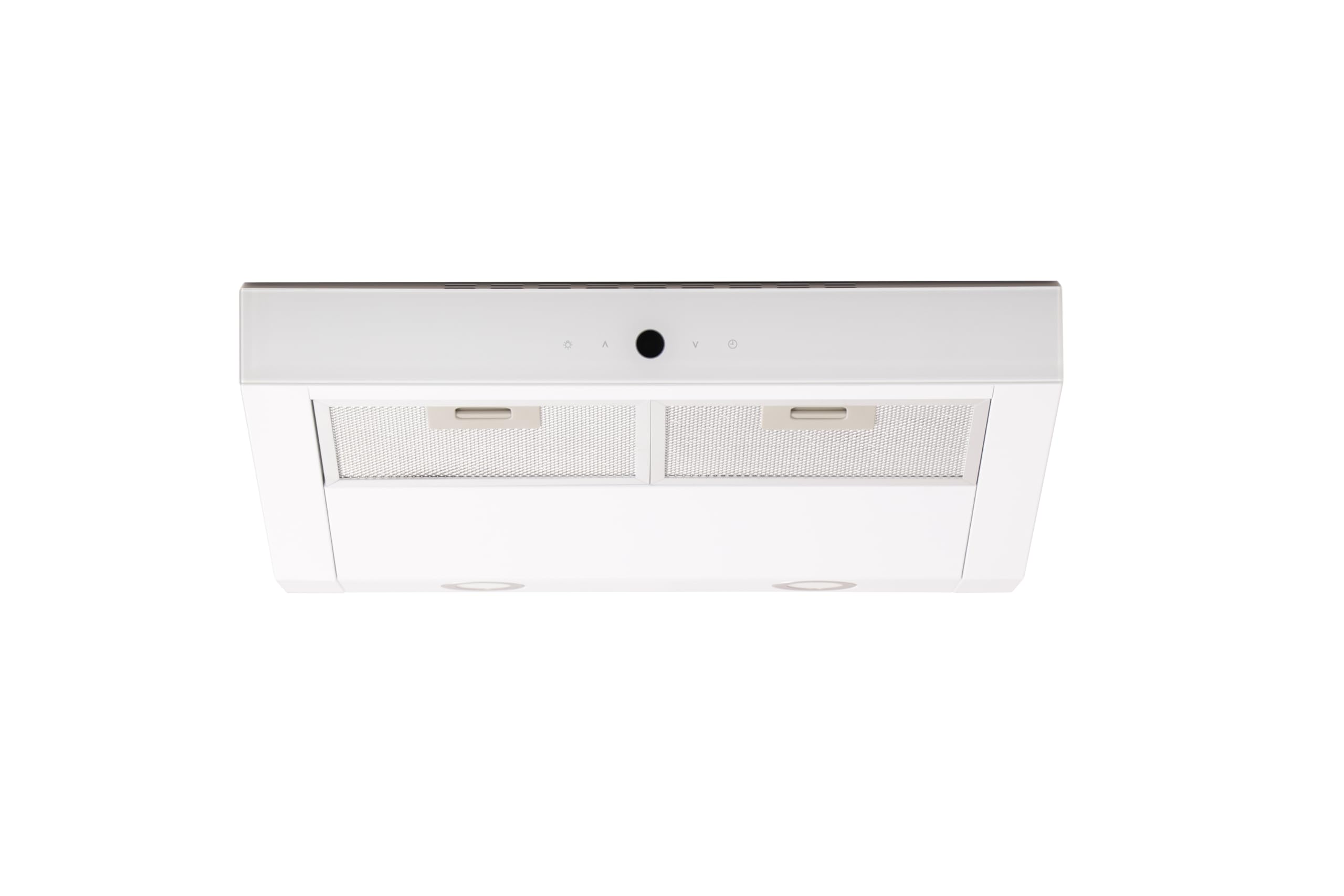 Respekta Dunstabzugshaube unterbau Sanja 60 cm Metallgehäuse Weiß Umluftbetrieb CH12060 W-21 A+ 55–64 dB
