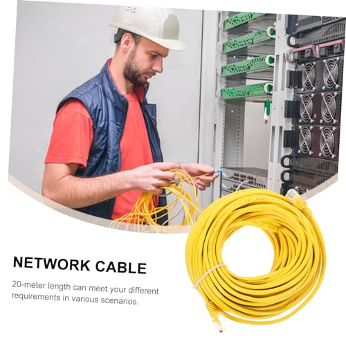 Cable de red Cat 5e de 20m para conexión rápida miniatura 6