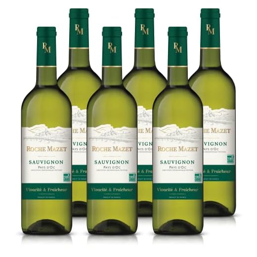 Roche Mazet – Sauvignon – Vin Blanc – IGP Pays d’Oc - Terra Vitis - Lot de 6 bouteilles x 75 cl