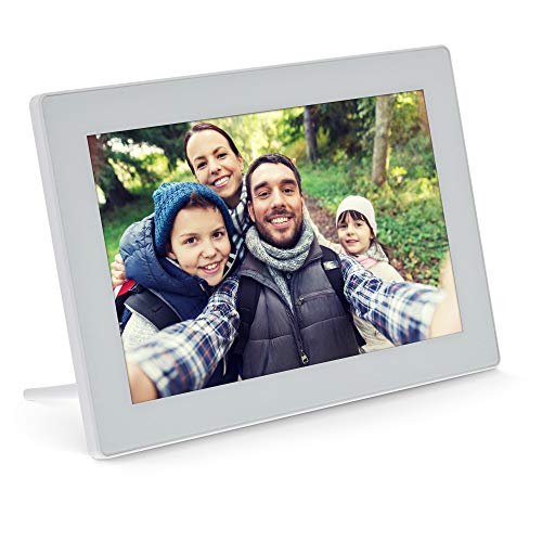 InLine®, digitaler WiFi-Bilderrahmen WiFRAME, 10,1"", 1280x800 16:9 LCD IPS Touchscreen, Frameo APP, weiß, 55821W