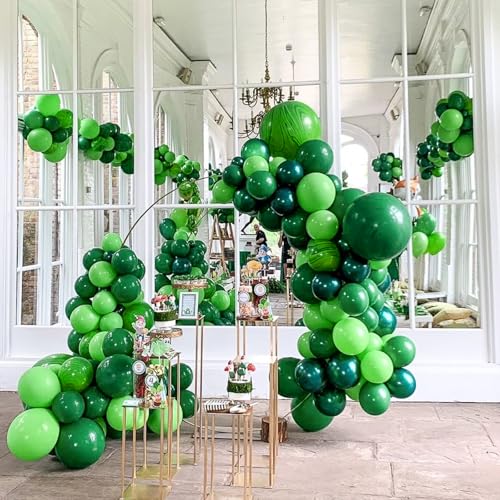 Image of Green Balloons 12 inch, Green Latex 50pcs Party Balloons | Birthday, Baby Shower Party Decorations