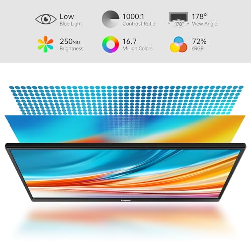 Anyuse PM1561P Portable Monitor 15.6 Inch 1080P Usb-C Hdmi Ultra-Slim Travel Monitor thumb #2
