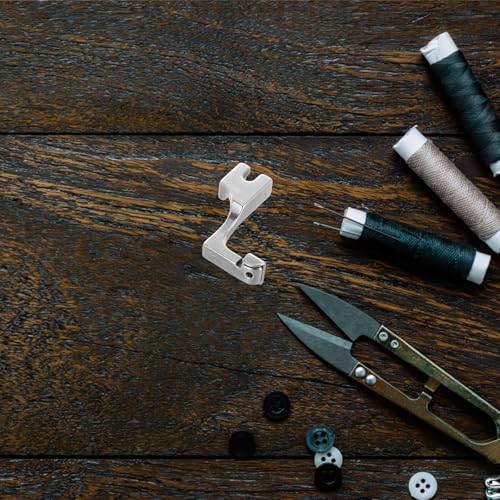 Pie prensatelas ajustable para cierre invisible de máquina de coser miniatura 4