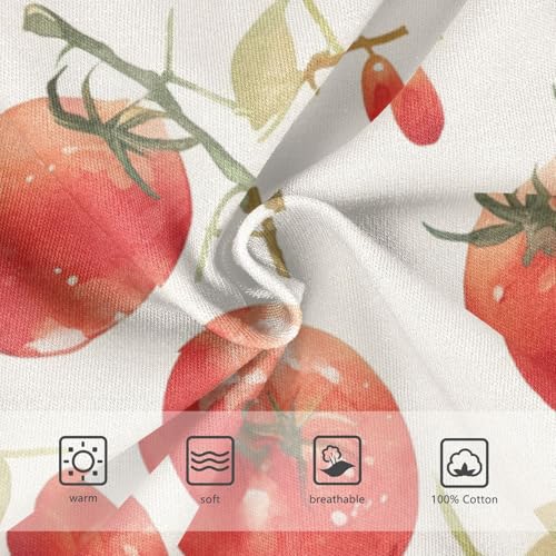 Seamless Tomatoes Vegetable Toddler Boys Pure Cotton Kids Underwear Breathable Children Panties3