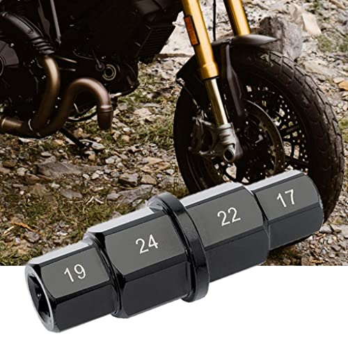 Generic Ferramenta de eixo hexagonal para motocicletas 17/19/22/24mm manga de remoção multifuncional