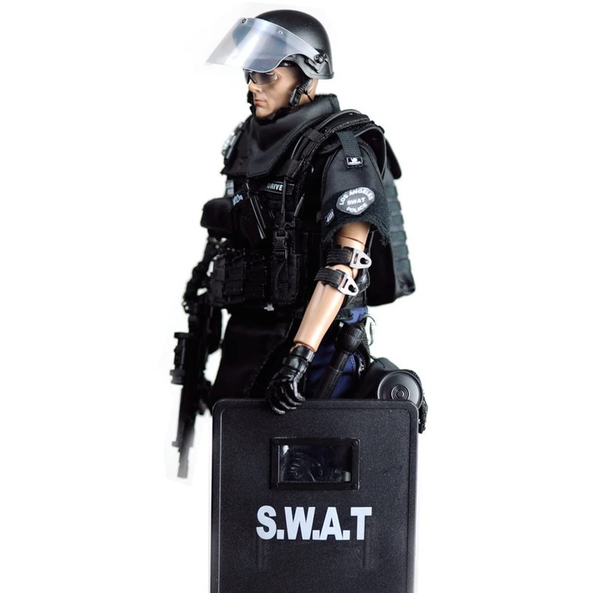 Pipigirl 1/6 Scale 12Inch Special Forces Action Figure SWAT Team Flexible  Soldier Figure Model,Kids Adults-Defender Man,Accessories Collection