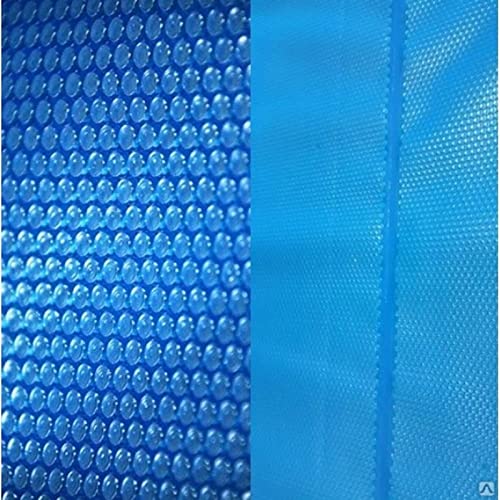Cubierta solar para piscinas sobre el suelo, 3 x 5 m, manta de calefacción rectangular para piscinas, resistente a los rayos UV y ahorro de energía