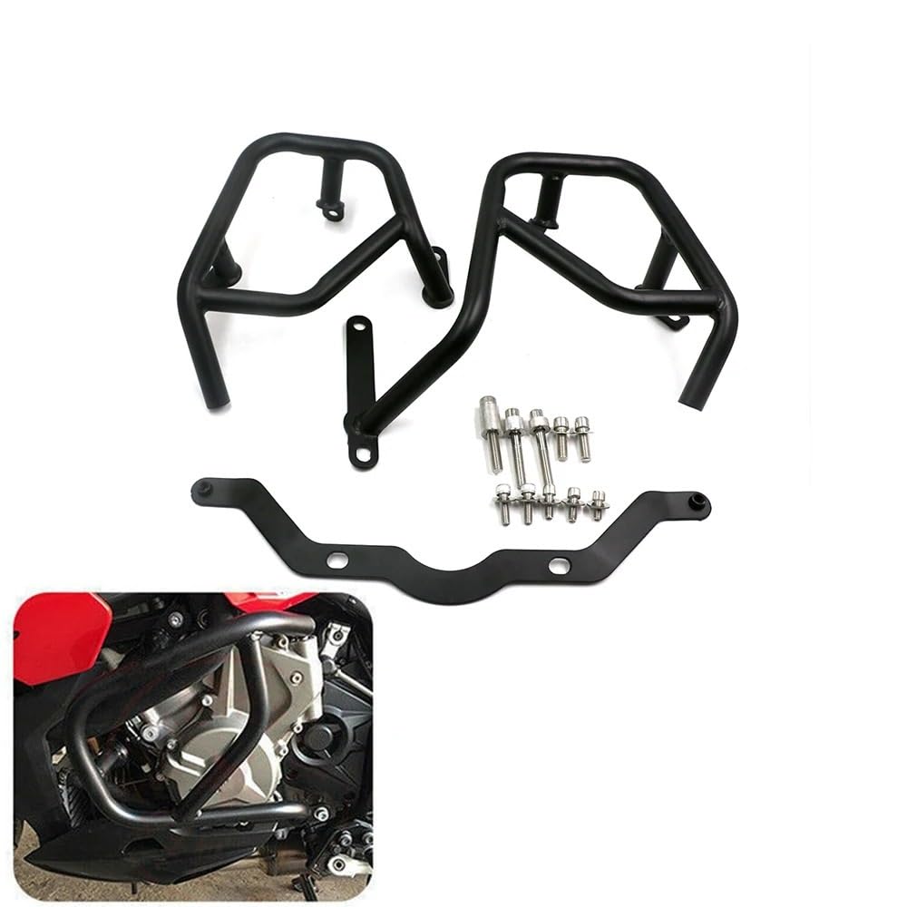 Paramotore Tubolare Per BMW S1000XR S1000 XR S 1000 XR 2015-2023 Moto Highway Barre Di Protezione Anteriore Protezione Motore Bumpe Stunt Cage Protezione Telaio(2015-2019)