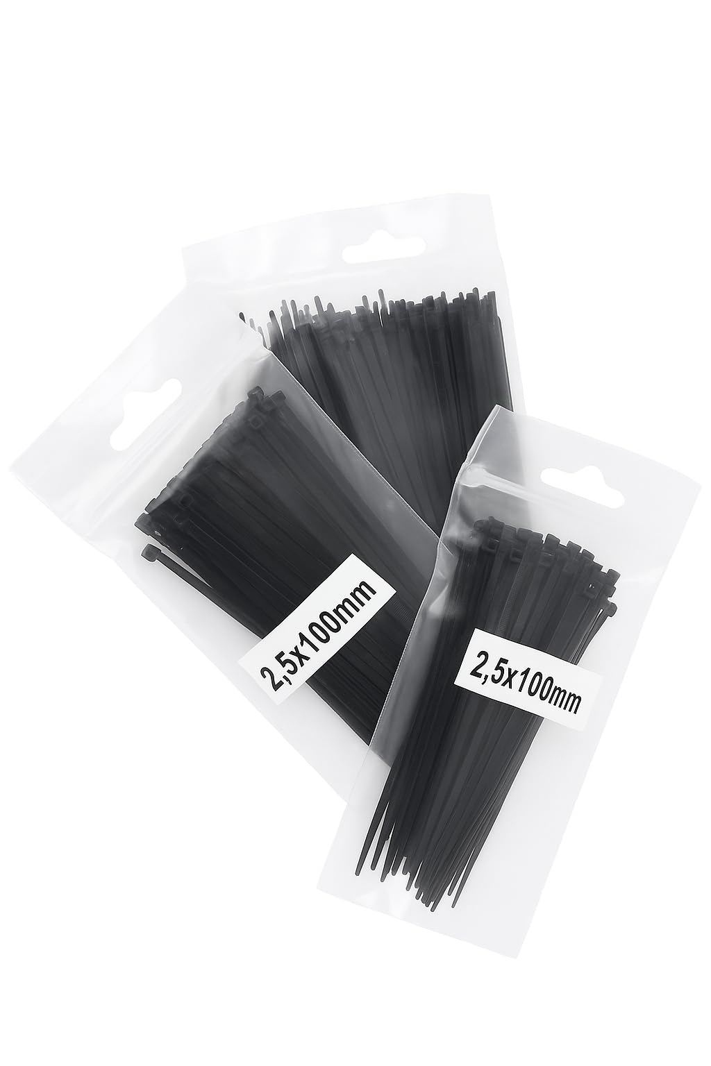 Fascetta 2,5X100 Mm 100 Pz Nero
