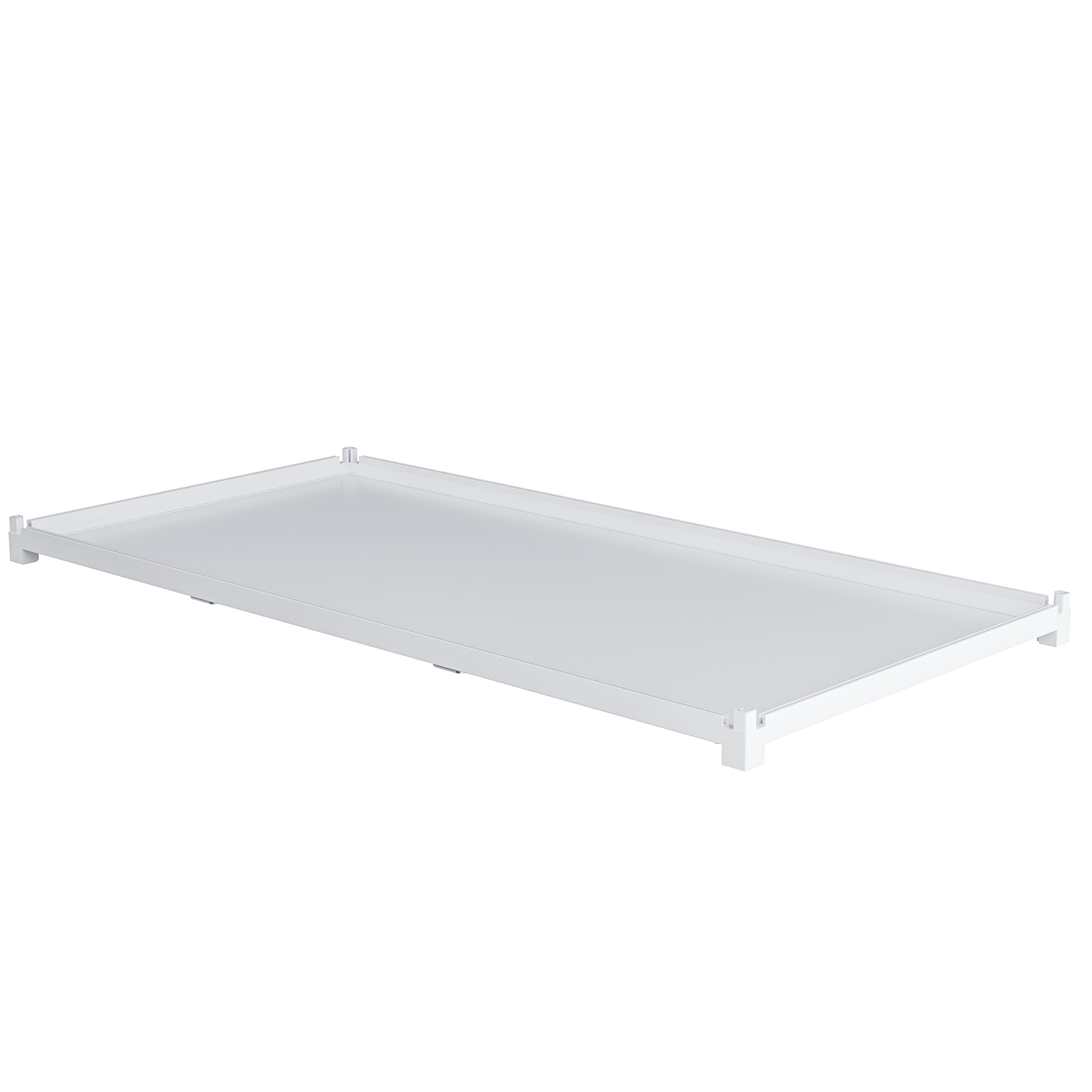 100cm metal cage - white top cover
