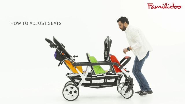 Amazon.com : Familidoo H6E 6 seat Baby Stroller- Double Canopy