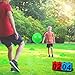 Jenaai 18 Pcs Sports Kickball Set Includes Playground Ball 5 Rubber Throw Down Bases Ball Pump Scoreboard Net Bag 10 Foul Line Cones for Adults Playground Backyard Game(10 Inch,Green)