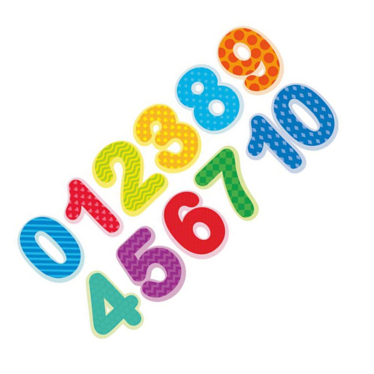 TOYANDONA 3piezas Pegatinas De Números Para Pared Decoración Infantil Para Habitaciones De Niño Niña Fácil Aplicación y Adhesión Superficies Lisas Material Ecológico y Seguro Juguete