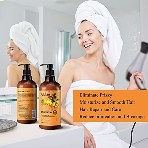 Ultikare Hair Conditioner For Damaged Dry Hair, Hydrate & Repair Conditioner For Dry Hair Frizz Control And Hair Shine, Repairing Hair Mask With Ginger Oil Hair Moisturizer For Curly Hair #TOP2