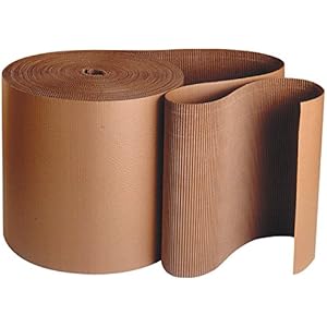 Boxes Fast BFSF36B Singleface Corrugated Roll B-Flute 36 x 250' Kraft (Pack of 1)