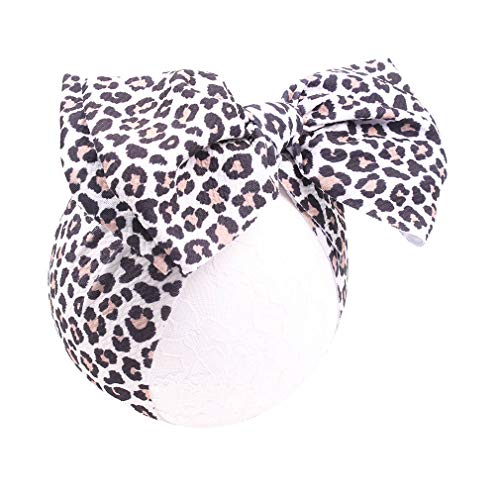 YanJie Baby Large Bows Headwrap Stretch Textured Fabric Top Knot Turban Headband Hair Accessories (YH20)