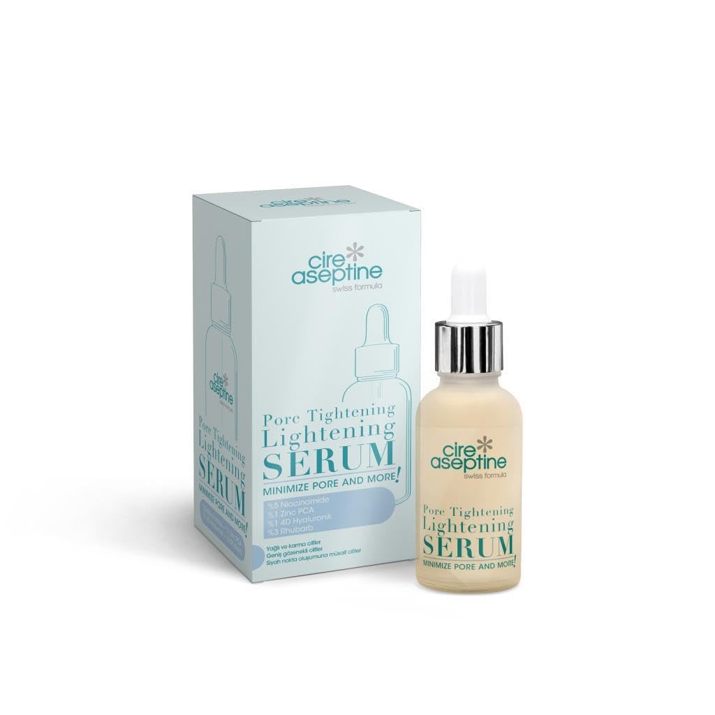 CİRE ASEPTİNE Pore Tightening Lightening Yüz Serumu 30 ml -Minimize Pore and More
