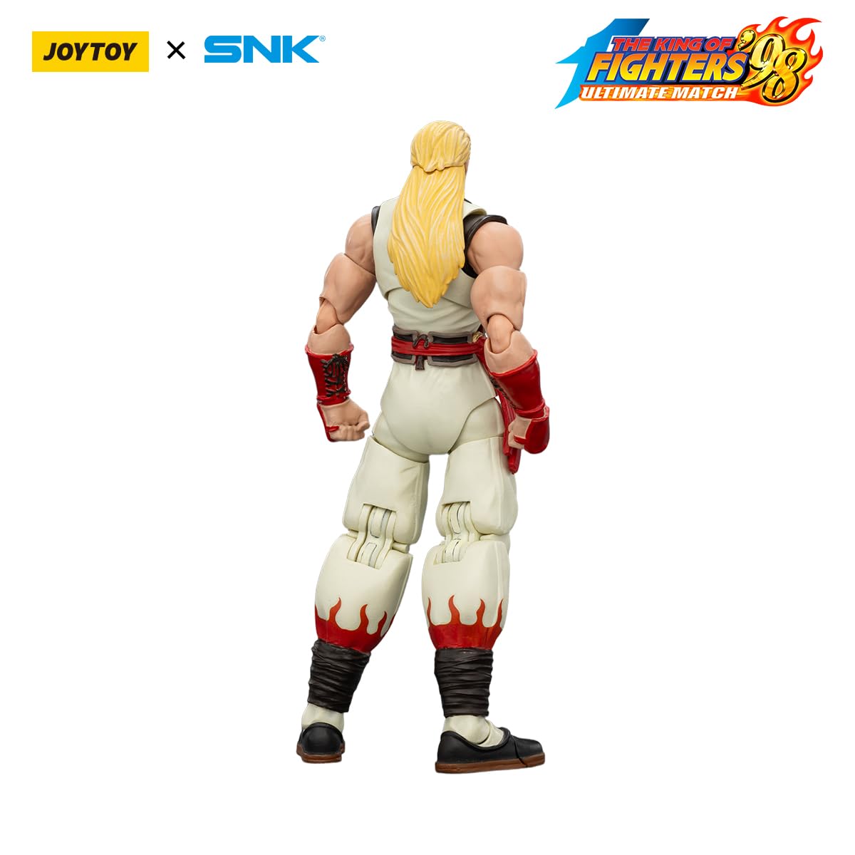 JOYTOY SNK Figurka 1/18 KOF '98UM Fatal Fury Team Andy Bogard Prezenty kolekcjonerskie, zabawki dla dzieci w wieku 15+ i dorosłych 11,8 cm przedsprzedaż