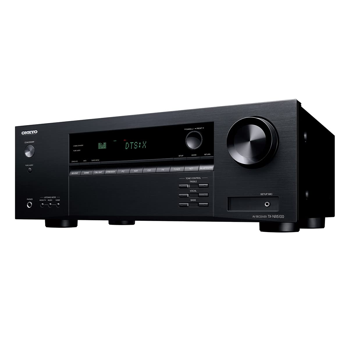 Onkyo TX-NR5100 7.2-Channel 8K AV Receiver with Built-in Bluetooth