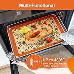 Silicone Baking Mat Sheets Set, Easy Clean &Non-Stick Food Grade Reusable Baking Mat, 2 Half Sheet Cookie Baking Mats Silicone for Oven, Make Macarons, Cookies and Pastry Mat - Image 6