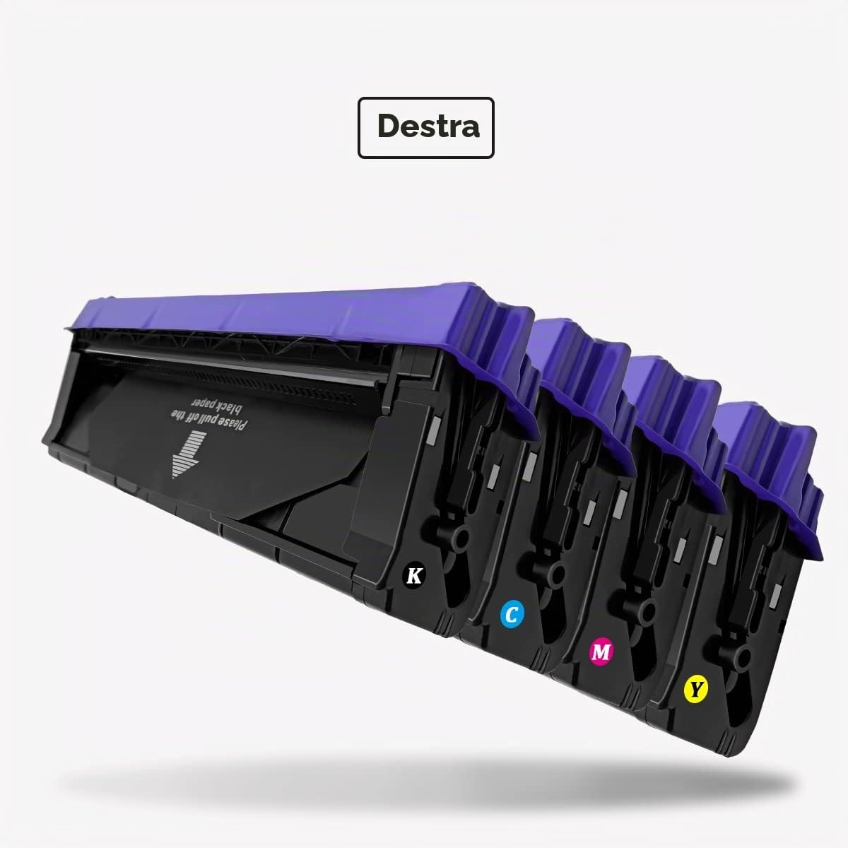 4 Colori Cartucce Toner Compatibili Cartucce di Stampa M C250 P C300 C301 C250H C300W Alta Capacità 6900 Pagine per Nero 6300 Pagine CMY per Ricoh M C250FW M C250FWB M C251FW P C300W P C301W P C311W