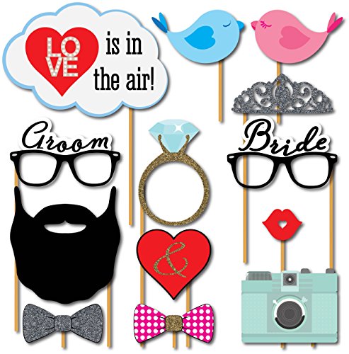 Wedding Photo Booth Props Set - Image 2