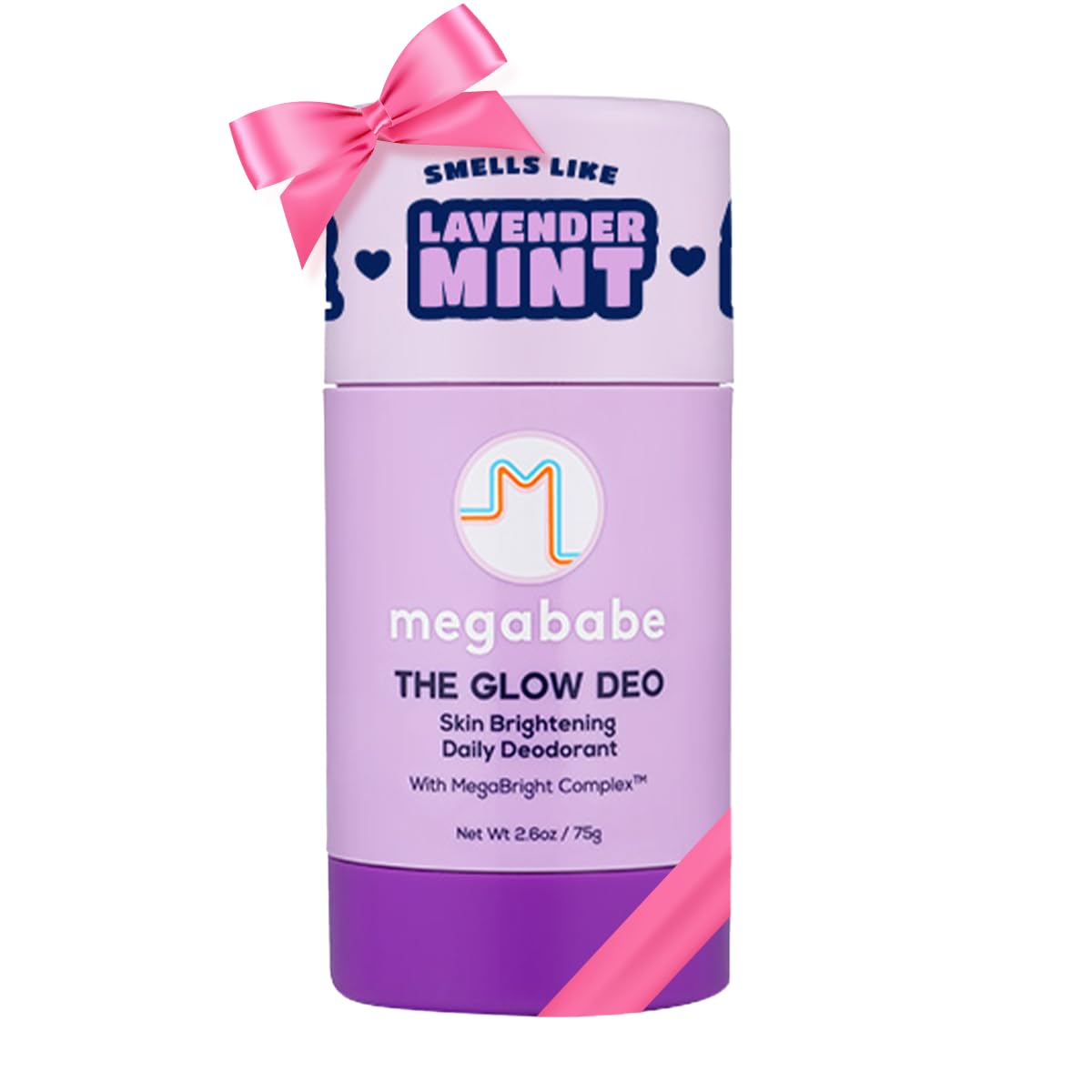 Megababe Daily Deodorant - The Glow Deo | Aluminum-Free, All Natural | 2.6 oz