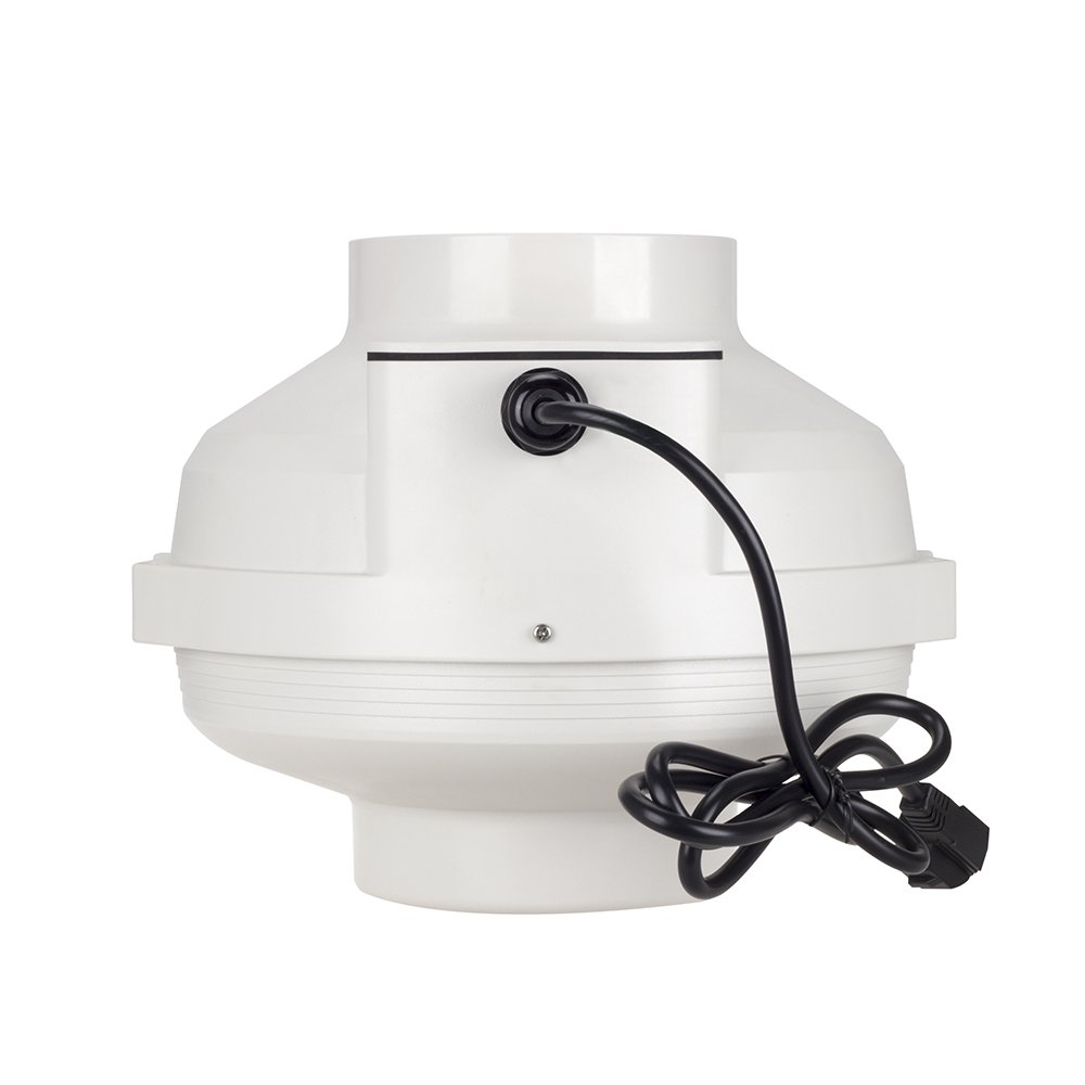 Photo 1 of 6 Inch  Cfm Radon Mitigation System Inline Duct Fan, IP67 Waterproof Electric Exhaust Fan for Indoor Outdoor, Energy Efficient Duct Fan Ventilation Equipment