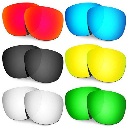 Lentille rechange Oakley Trillbe X rouge bleu noir or vert titane
