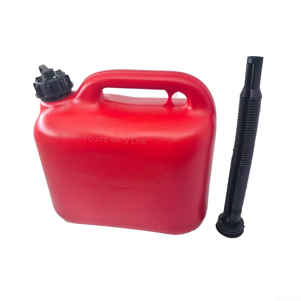 Bidón Combustible HDPE Estable Base Ancha 5 Galones